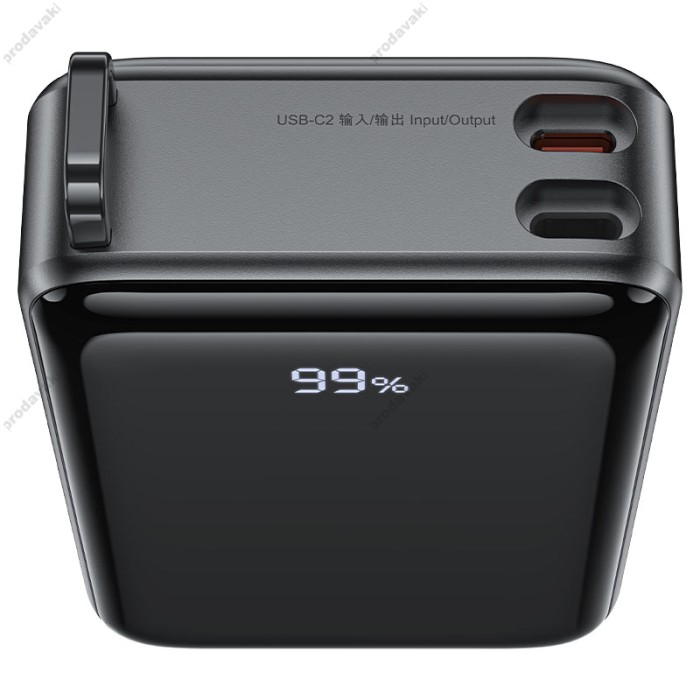 Повербанк портативний акумулятор Power bank ACEFAST M4 PD fast charging 67W 20000 mAh Black